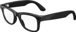 Ray-Ban | Meta Wayfarer (Gen 1) with Meta AI, photo and video capture – Large (Shiny Black, Clear)