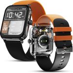 Fire-Boltt Ninja Phantom Smartwatch (Blaze Orange Strap, Free Size)