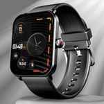 boAt Wave Fury with 1.83” HD Display, Bluetooth Calling & Functional Crown Smartwatch (Active Black Strap, Free Size)