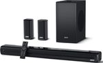 Mivi Fort Sonic 600 Soundbar, 5.1 Channel,Multi-Input and EQ Modes,BT v5.3 600 W Bluetooth Soundbar (Black, 5.2 Channel)