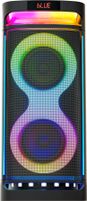 ZEBRONICS Party Fyre 500, 7hrs Playback with RGB, Wireless Mic, TWS, USB, AUX, 140 W Bluetooth Party Speaker (Black, Mono Channel)