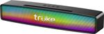 truke ThunderBar with 6hrs Playtime, Dual 52mm Driver, RGB LEDs,Portable 16 W Bluetooth Speaker (Black, Stereo Channel)