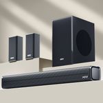 Mivi Mivi Fort H350 Soundbar, 350 Watts, 5.1 Channel, Multi-Input and EQ Modes, BT v5.1 350 W Bluetooth Soundbar (Black, 5.1 Channel)