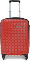 METRONAUT Small Cabin Suitcase (53 cm) 4 Wheels – Grid – Red