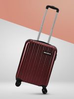KILLER Small Check-in Suitcase (53 cm) 4 Wheels – Classic Light-Weight & Durable Polycarbonate D. Red Hard Luggage – Red