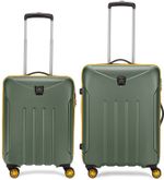 ARISTOCRAT Hard Body Set of 2 Luggage 8 Wheels – Falcon Pro 2 (Sm…more