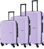 Stony Brook by Nasher Miles Hard Body Set of 3 Luggage 4 Wheels -…more