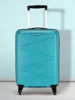 Kamiliant by American Tourister Small Cabin Suitcase (55 cm) 4 Wheels – Combination Lock-Triprism – Blue