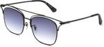 Police Gradient Retro Square Sunglasses (54) (For Women, Blue)