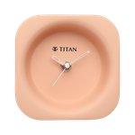 Titan Analog Peach Clock