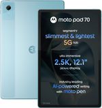 MOTOROLA pad 70 8 GB RAM 256 GB ROM 12.1 inch with Wi-Fi+5G Gaming Tablet (PANTONE Sea Angel)
