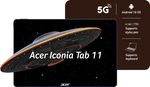Acer Iconia Tab iM11 8 GB RAM 128 GB ROM 10.95 inch with Wi-Fi+5G Gaming MediaTek 8755 CPU – Octa core Up to 2.4 Ghz Tablet (Slate Grey)