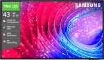 Samsung Vision AI 108 cm (43 inch) Ultra HD (4K) Mini LED Smart Tizen TV 2026 Edition with Vision AI Companion 30W Powerful Speakers Mini LED HDR Pure Spectrum Color 4K Upscaling Color Booster Samsung Knox Security 150+ Free Channels Dynamic Sound Pack (UA43M2EHAULXL)