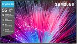 Samsung Crystal 4K Vision AI 138 cm (55 inch) Ultra HD (4K) LED Smart Tizen TV 2026 Edition with 30W Speakers 4K Upscaling HDR 10+ Football Mode Voice Assistance Remote Control PurColor Metal Stream Design Samsung Knox Security 150+ Free Channels (UA55UE83AHULXL)