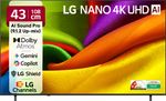 AI NANO NU87 108 cm (43 inch) Ultra HD (4K) LED Smart WebOS TV 20…more