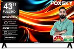 Foxsky 109 cm (43 inch) Full HD LED Smart Android TV (43FS-VS//43FSFHS)