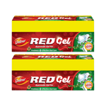 Dabur Red Ayurvedic Gel for Freshness ( Super Saver Pack) Toothpaste (600 g, Pack of 2)