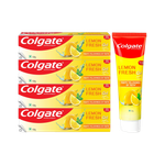 Colgate Lemon Fresh Whitening Gel Toothpaste (480 g, Pack of 4)