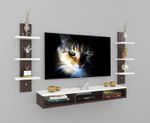 Deco India Wooden TV Unit Wall Mounted for Wall & Living Room (Br…more