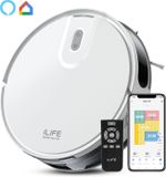ILIFE V20 Robotic Vacuum Cleaner with Latest SoF Navigation, @5000Pa Po…more