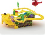 frendo Race n Roll Track set with Lithium Battery | C-Type USB | Track Car for Kids (Yellow, Green)