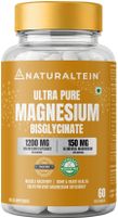 NATURALTEIN Magnesium glycinate 1200mg Sleep, Brain, Muscle & Heart Support (60 Tablets)