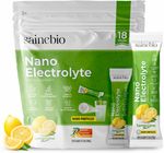 sainebio Nano Electrolyte Powder – Lemon Flavour – 18 Sachets (16g Each) (288 g)