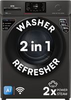 IFB 7 kg 5 Star with Steam Refresh Program, 9 Swirl wash, Eco Inverter, Powered by AI with WiFi Fully Automatic Front Load with In-built Heater Black (SERENA OXN 7012 CMS)