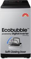 Samsung 8 kg 5 star, Ecobubble, Soft Closing Door, Digital Inverter Fully Automatic Top Load Grey (WA80BG4441BGTL,WA80BG4441BG)