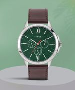 TIMEX Round 45mm Green Dial Analog Watch  – For Men TWEG165SMU11
