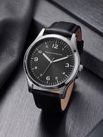 French Connection Men’s Round Black Dial Analog Watch Analog Watch  – For Men FCND18BL