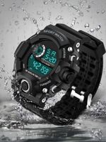 Fash Digital Watch  – For Men SPORTS DIGITAL STYLISH SHOCK WATCH ATTRACTIVE CRAZY LOOK WATCH FOR BOYS & MEN