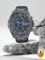 CASIO Edifice EFR-556GY-1AVUDF Gray Dial Gray Ip Stainless Steel Band Analog Watch  – For Men EX494