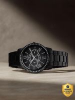 Titan Royale Multifunction Black Dial Black Stainless Steel Strap Analog Watch  – For Men NT10002NM01,10002NM01