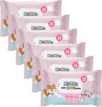 Mamma Love 99% Pure Water Baby Wet Wipes with Lid | | Aloe Vera | Pack of 6 | 25 pcs/pack | (150 Wipes)