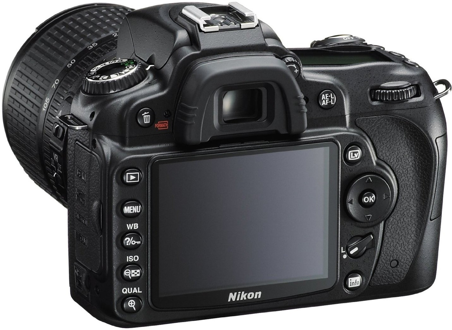 Image of NIKON D90 DSLR Camera (Body with AF-S 18-105 mm VR Lens)