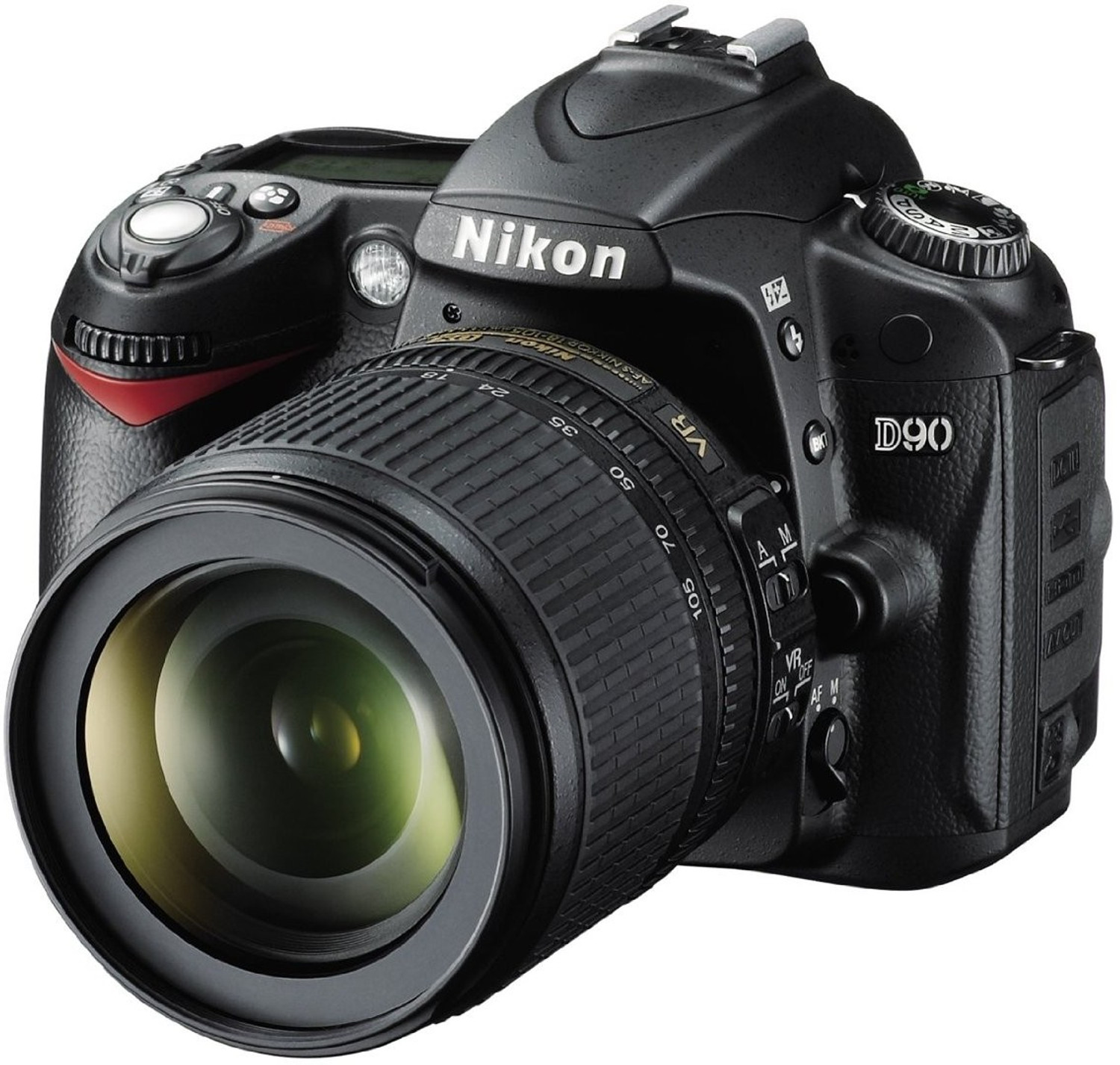 Image of NIKON D90 DSLR Camera (Body with AF-S 18-105 mm VR Lens)