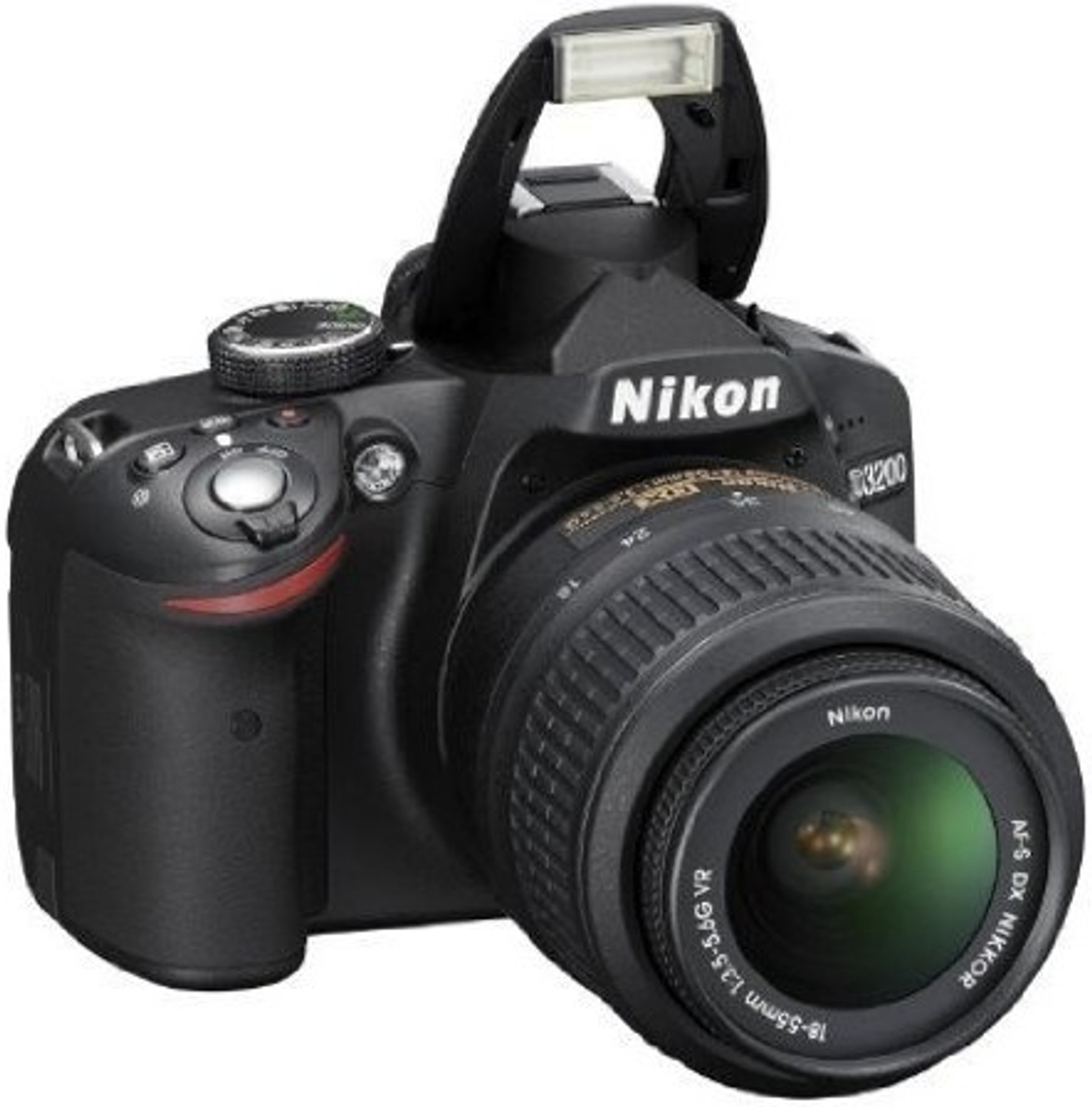 Image of NIKON D3200 DSLR Camera (Body with AF-S DX NIKKOR 18-55mm f /3.5-5.6G VR II Lens)