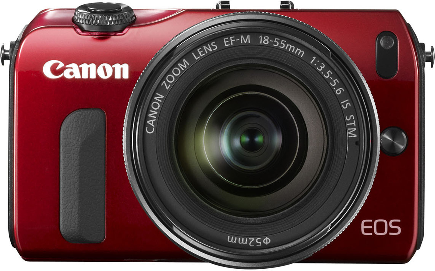 Image of Canon EOS-M Body with 18-55 mm Lens & Speedlite-90x Flash Mirrorless Camera