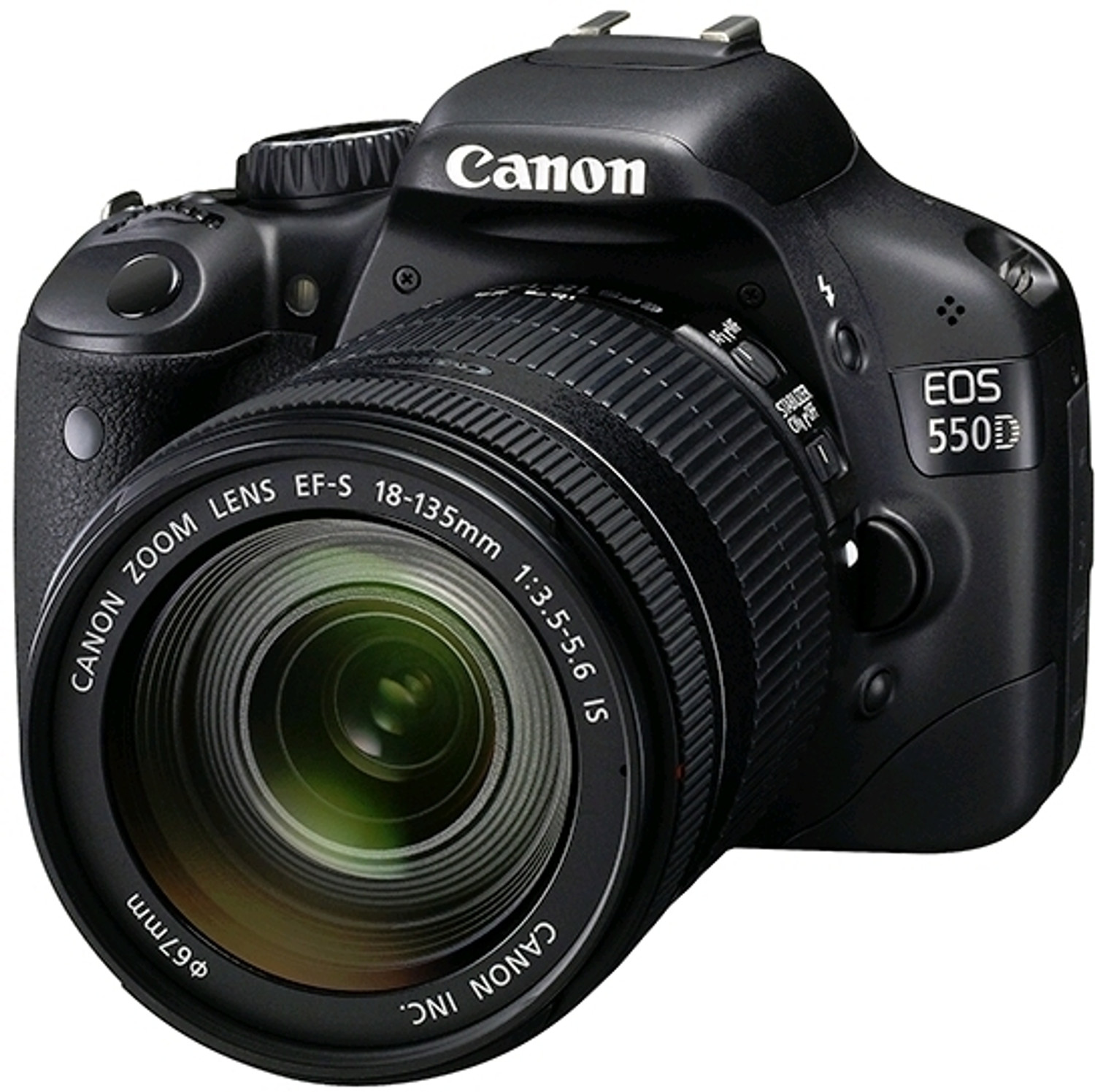 Image of Canon EOS 550D DSLR Camera (Body with EF-S 18-135 mm IS Lens)