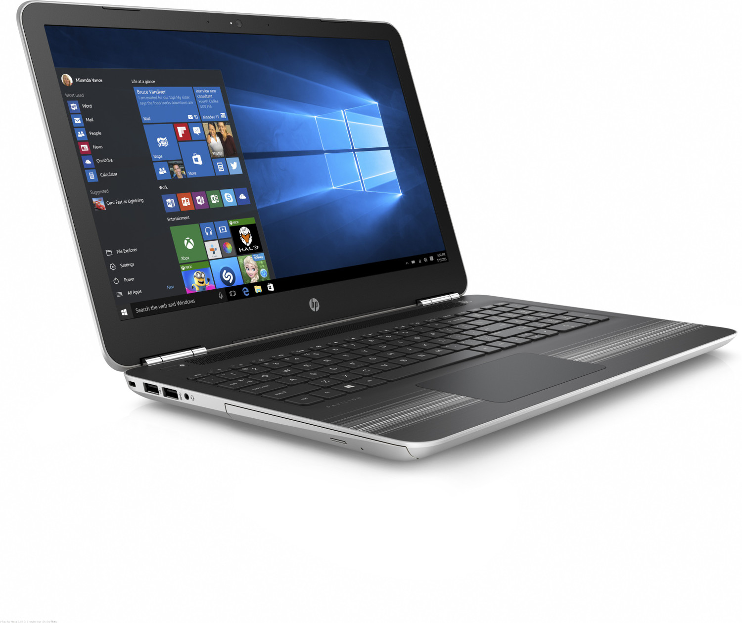 Image of HP Pavilion Intel Core i5 6th Gen - (8 GB /1 TB HDD /Windows 10 Home /2 GB Graphics) 15-au003tx Laptop