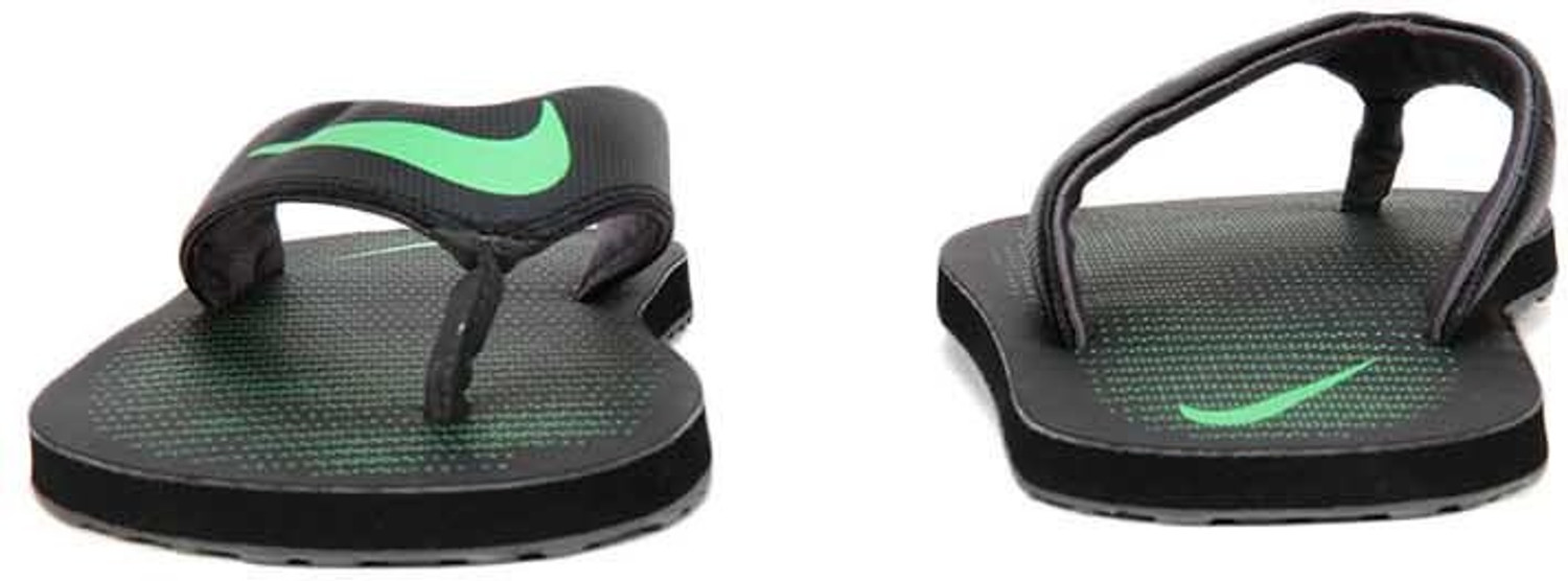 Nike thong 5 black and green store