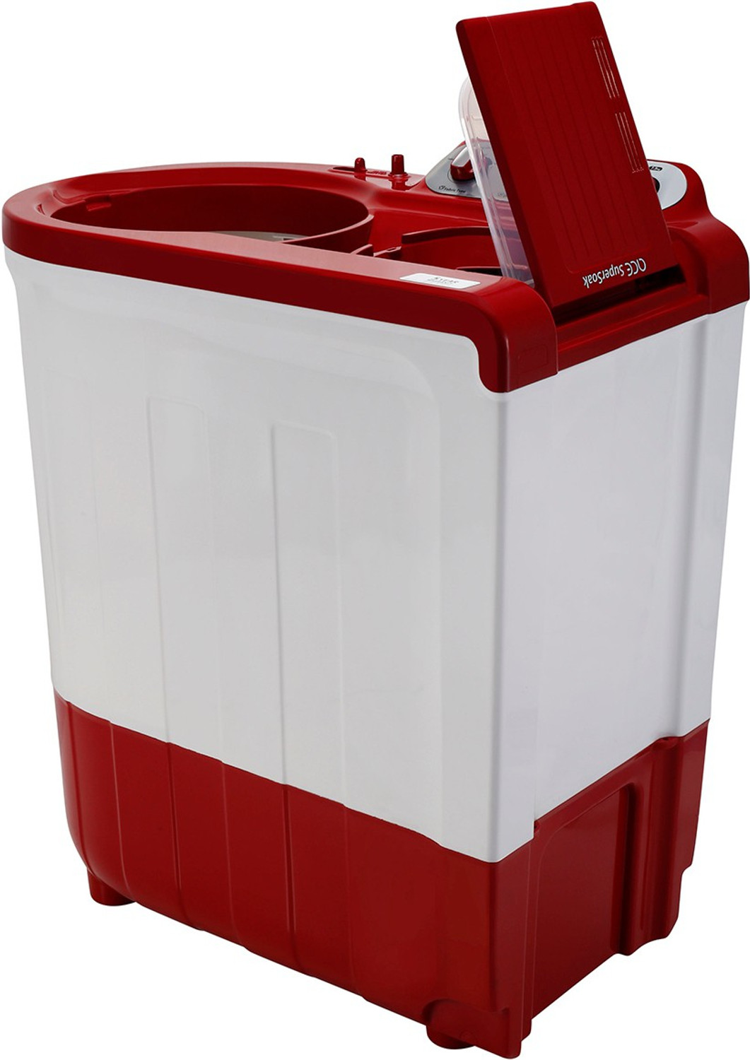 Image of Whirlpool 7.5 kg 5 Star, Supersoak Technology Semi Automatic Top Load Washing Machine Red