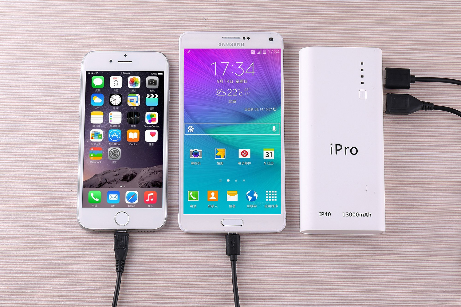 Image of Ipro 13000 mAh Power Bank (White, Lithium-ion, for Mobile)