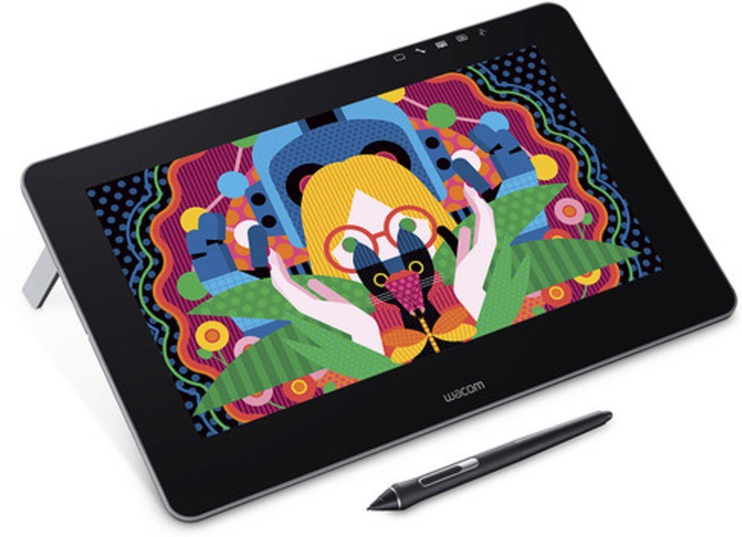 Image of WACOM 13 inch DTH1320 /K4-C cintiq pro 11.6 x 6.5 inch Graphics Tablet Connectivity - USB, Wireless (Black)