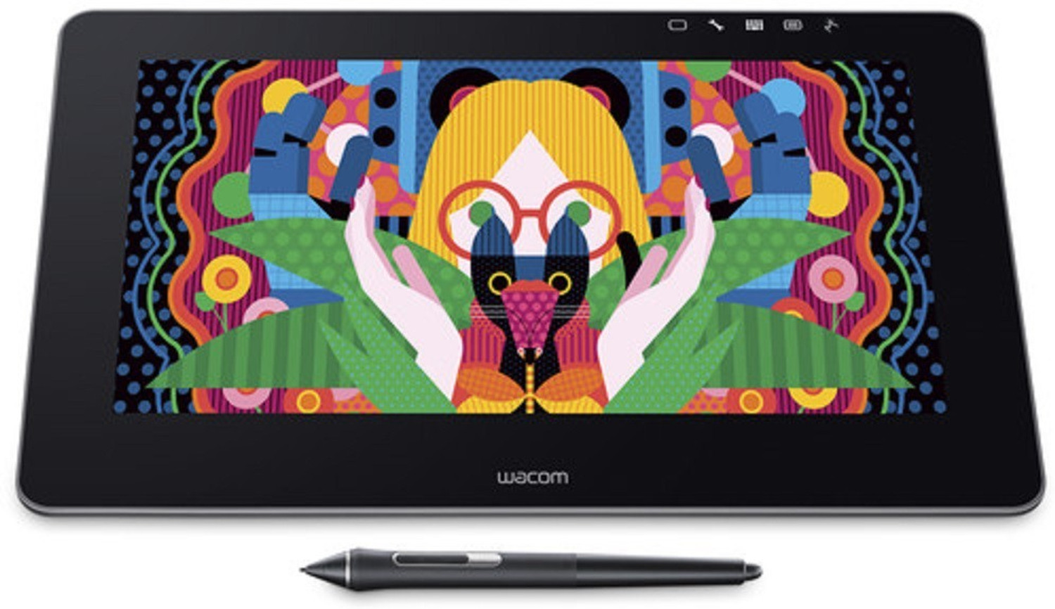 Image of WACOM 13 inch DTH1320 /K4-C cintiq pro 11.6 x 6.5 inch Graphics Tablet Connectivity - USB, Wireless (Black)