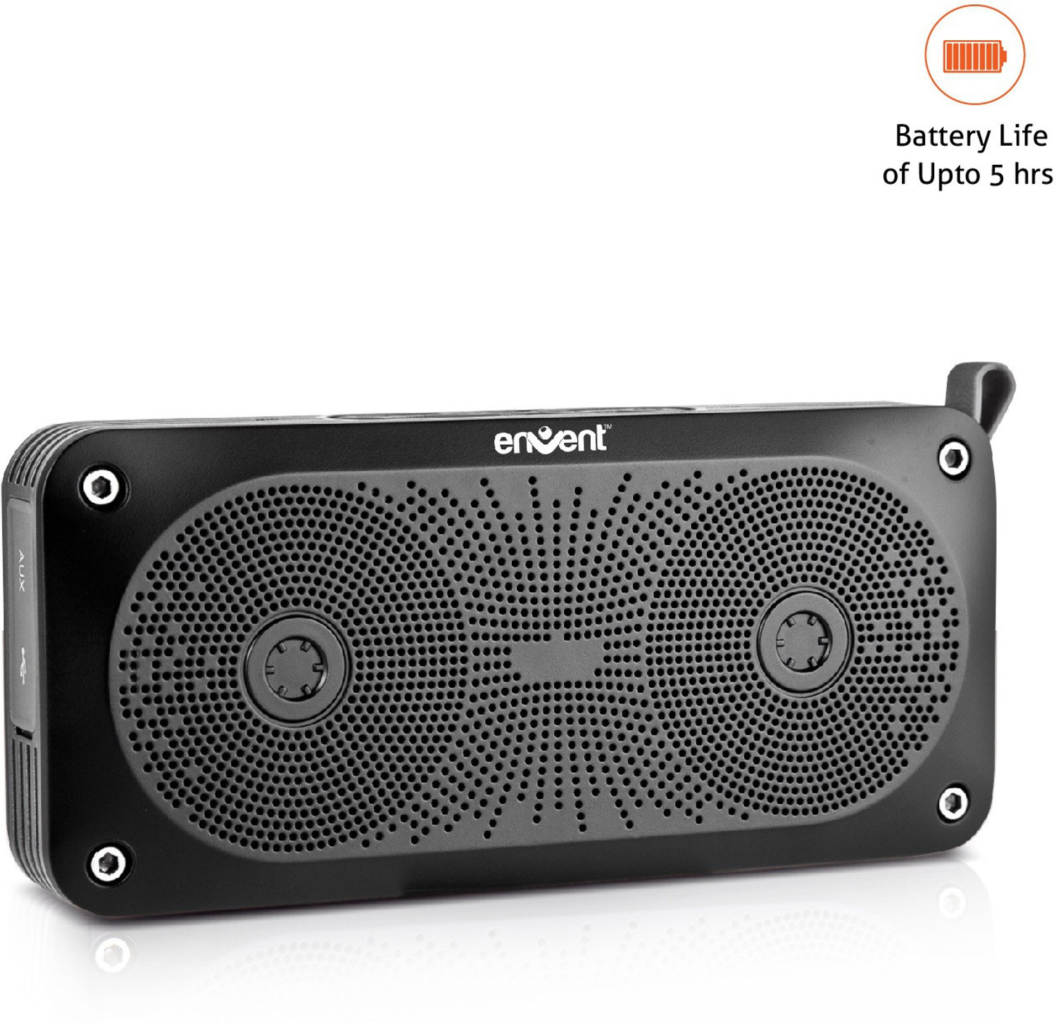 Image of Envent LiveFree 370 ET-BTSP370-BK 10 W Portable Bluetooth Speaker