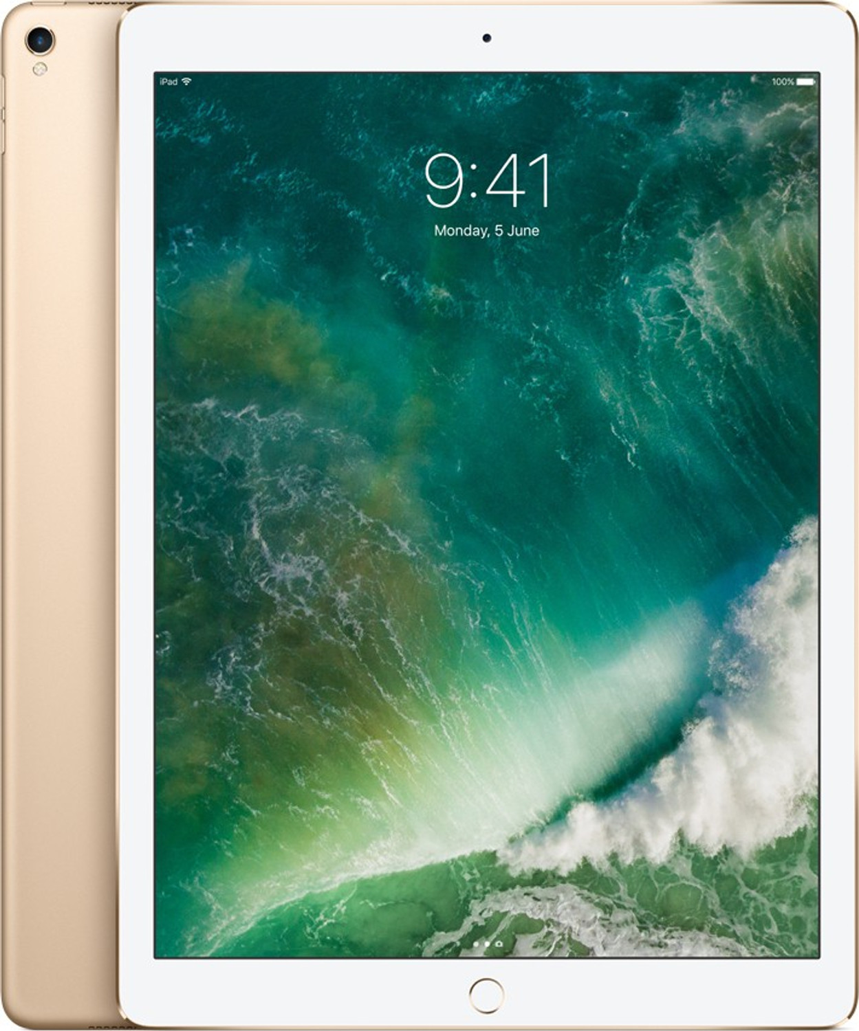 Image of Apple iPad Pro 256 GB ROM 12.9 inch with Wi-Fi Only A10X Fusion Chip with 64‑bit Architecture with Embedded M10 Coprocessor (Gold)