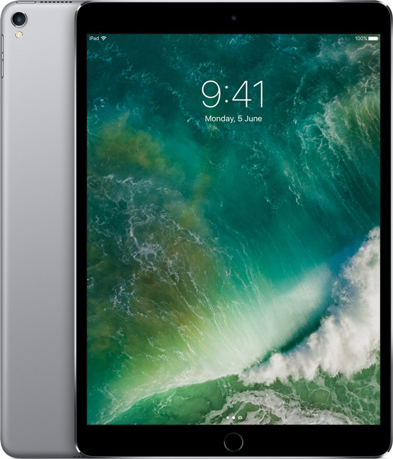 Image of Apple iPad Pro 256 GB ROM 10.5 inch with Wi-Fi Only A10X Fusion Chip with 64‑bit Architecture with Embedded M10 Coprocessor (Space Grey)