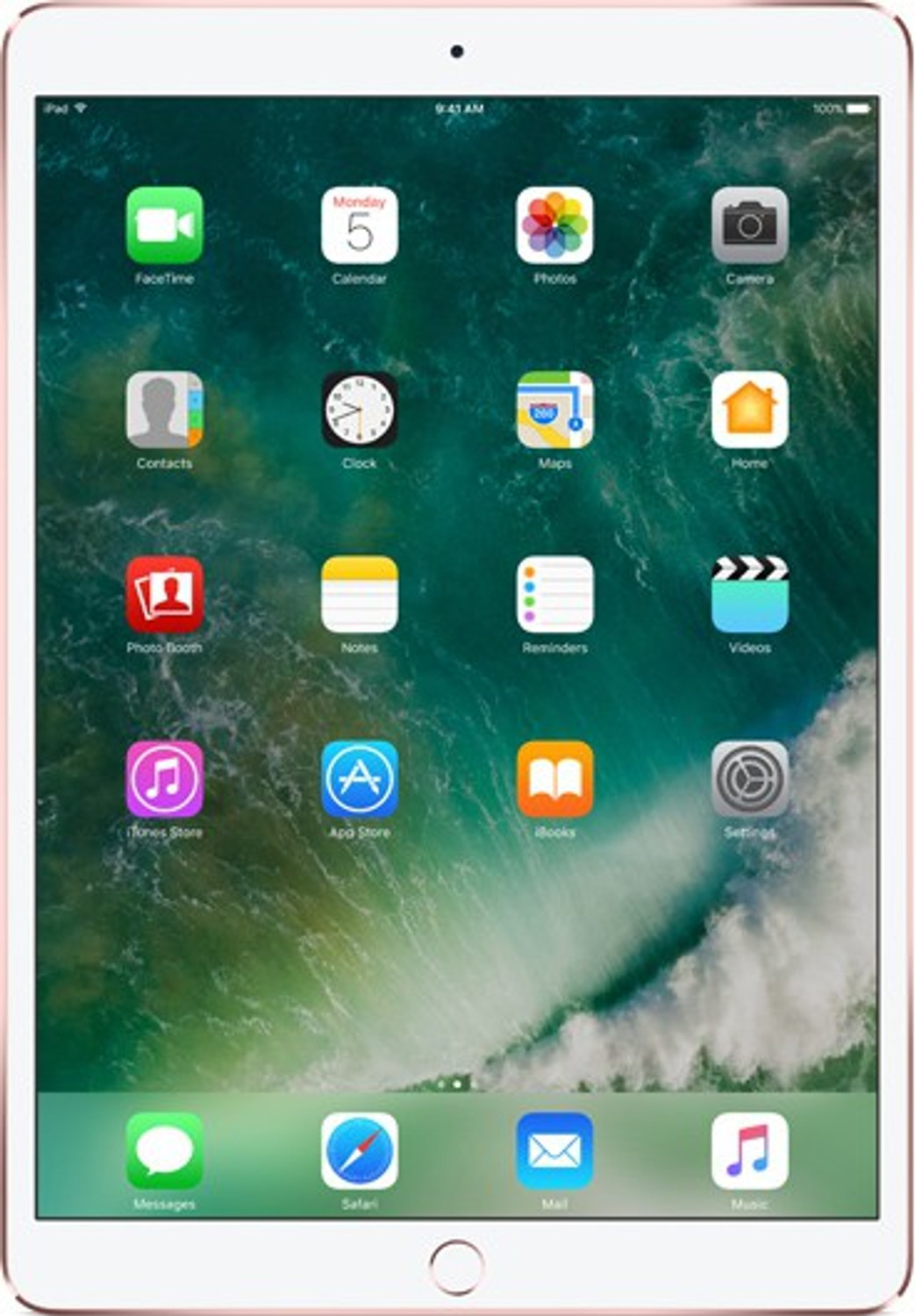 Image of Apple iPad Pro 256 GB ROM 10.5 inch with Wi-Fi Only A10X Fusion Chip with 64‑bit Architecture with Embedded M10 Coprocessor (Rose Gold)